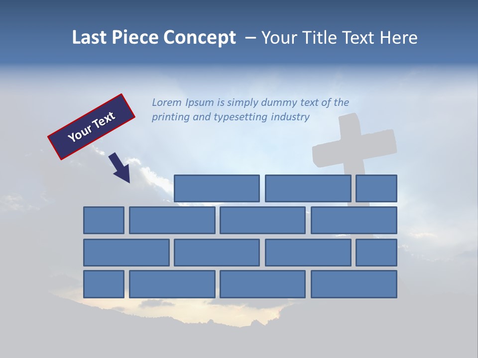 Holy Church Sun PowerPoint Template