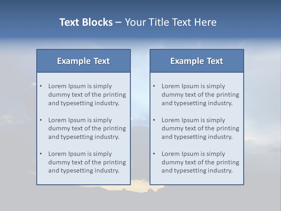 Holy Church Sun PowerPoint Template