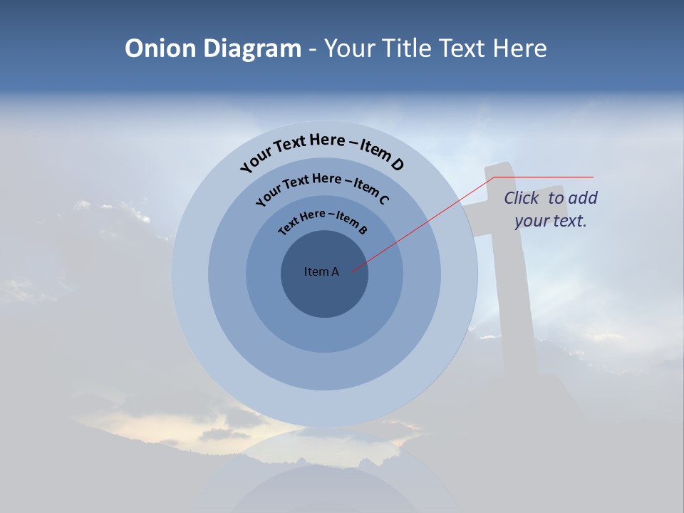 Holy Church Sun PowerPoint Template