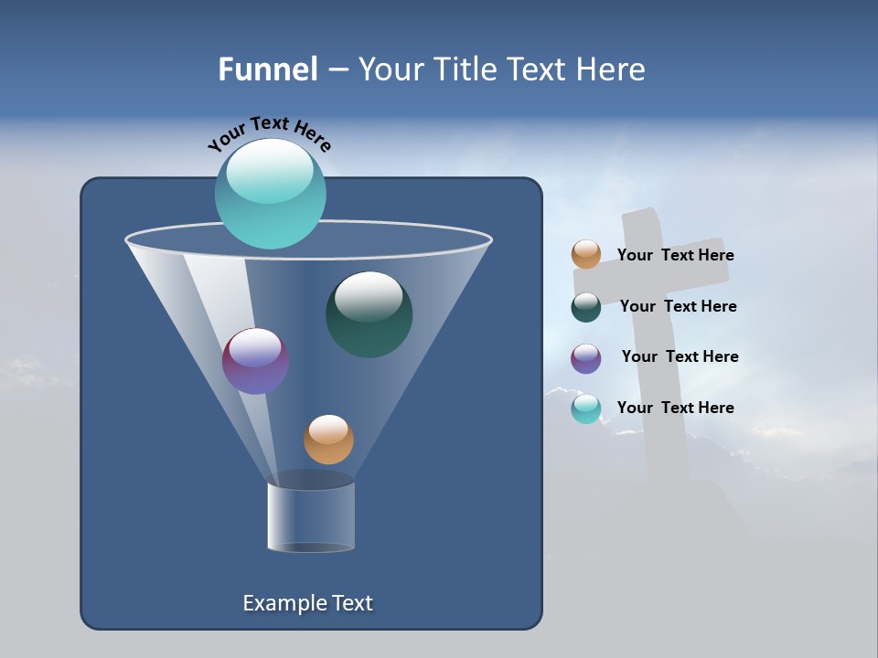Holy Church Sun PowerPoint Template