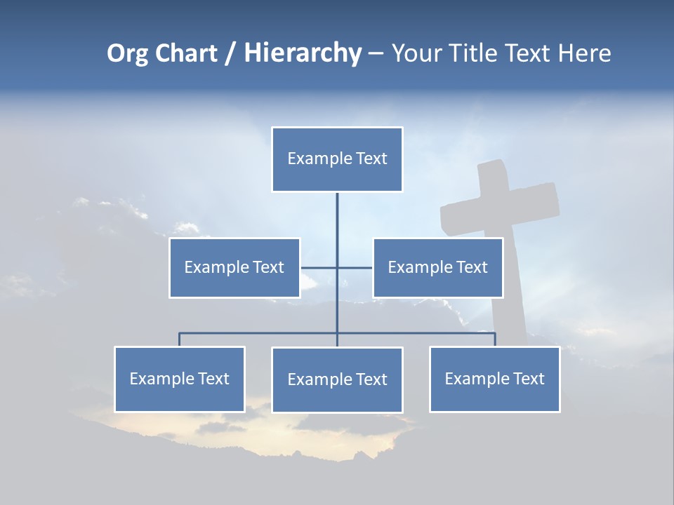 Holy Church Sun PowerPoint Template
