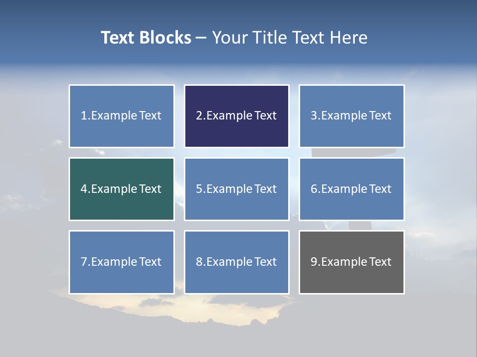 Holy Church Sun PowerPoint Template