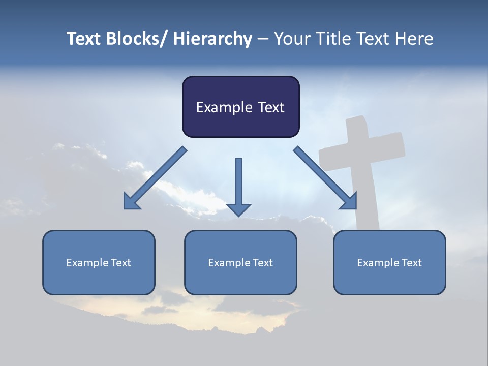 Holy Church Sun PowerPoint Template