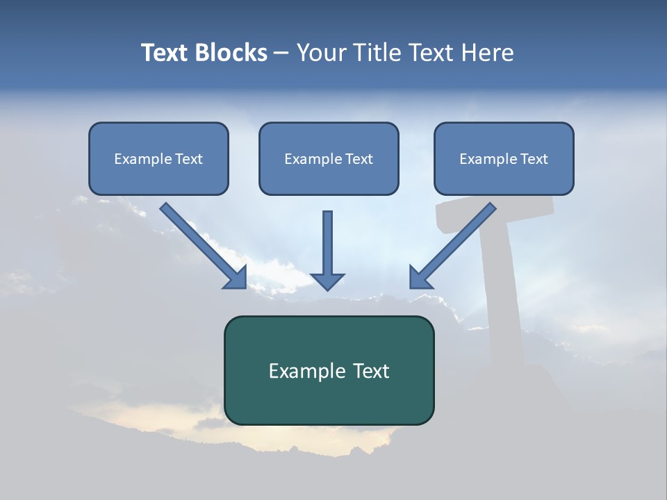 Holy Church Sun PowerPoint Template