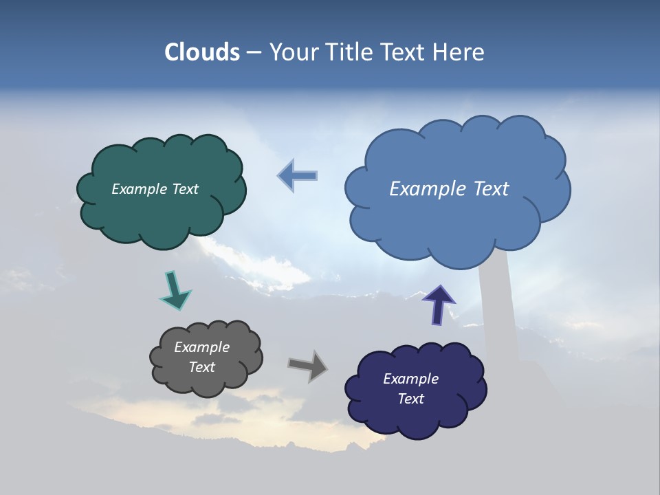 Holy Church Sun PowerPoint Template