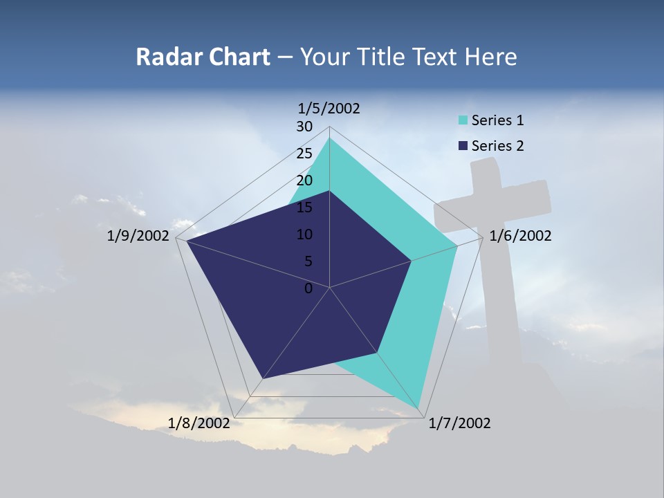 Holy Church Sun PowerPoint Template