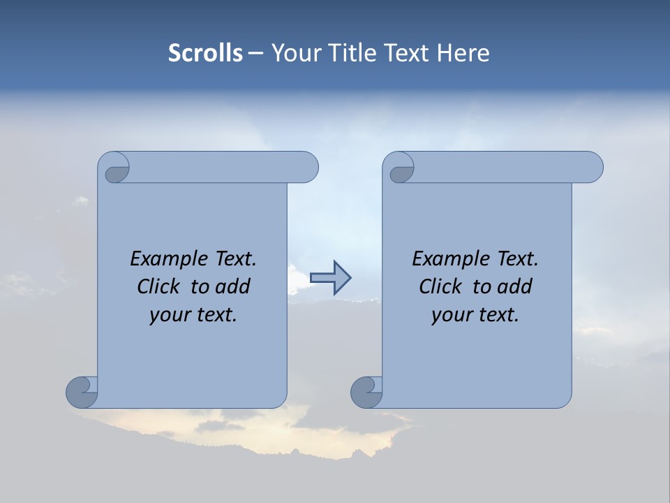 Holy Church Sun PowerPoint Template