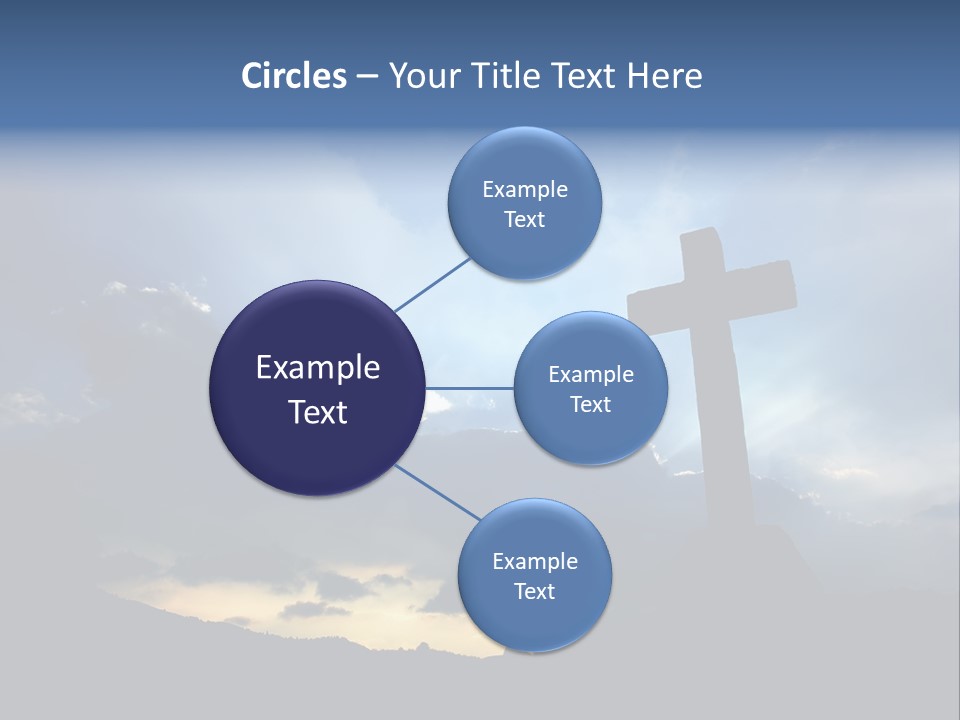 Holy Church Sun PowerPoint Template