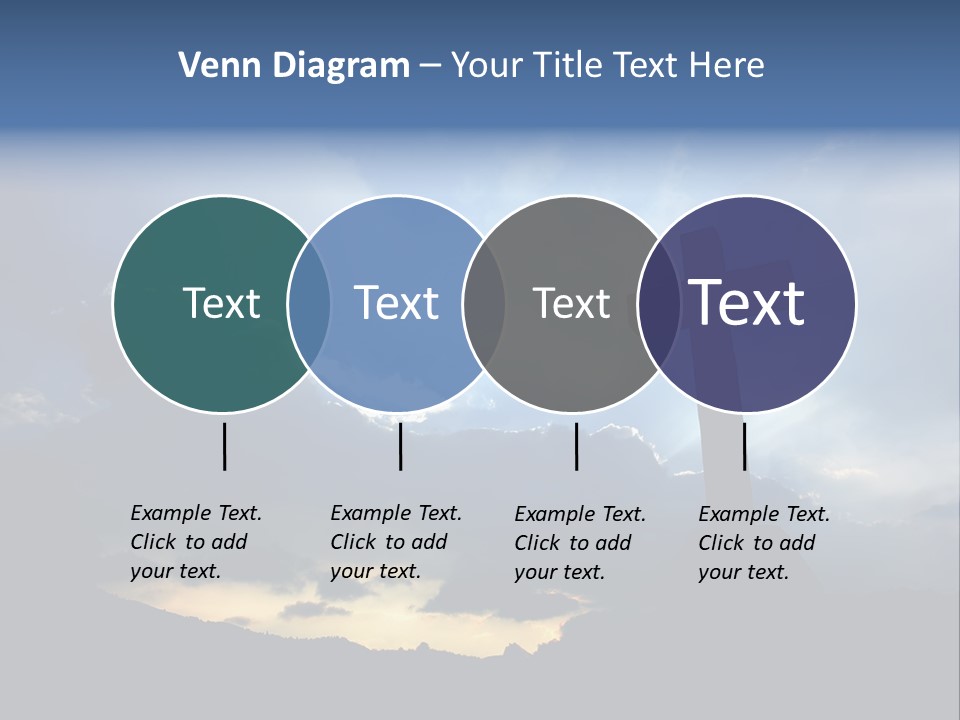 Holy Church Sun PowerPoint Template