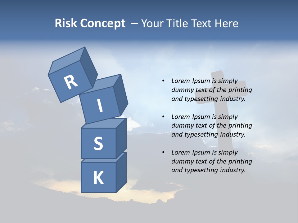 Holy Church Sun PowerPoint Template