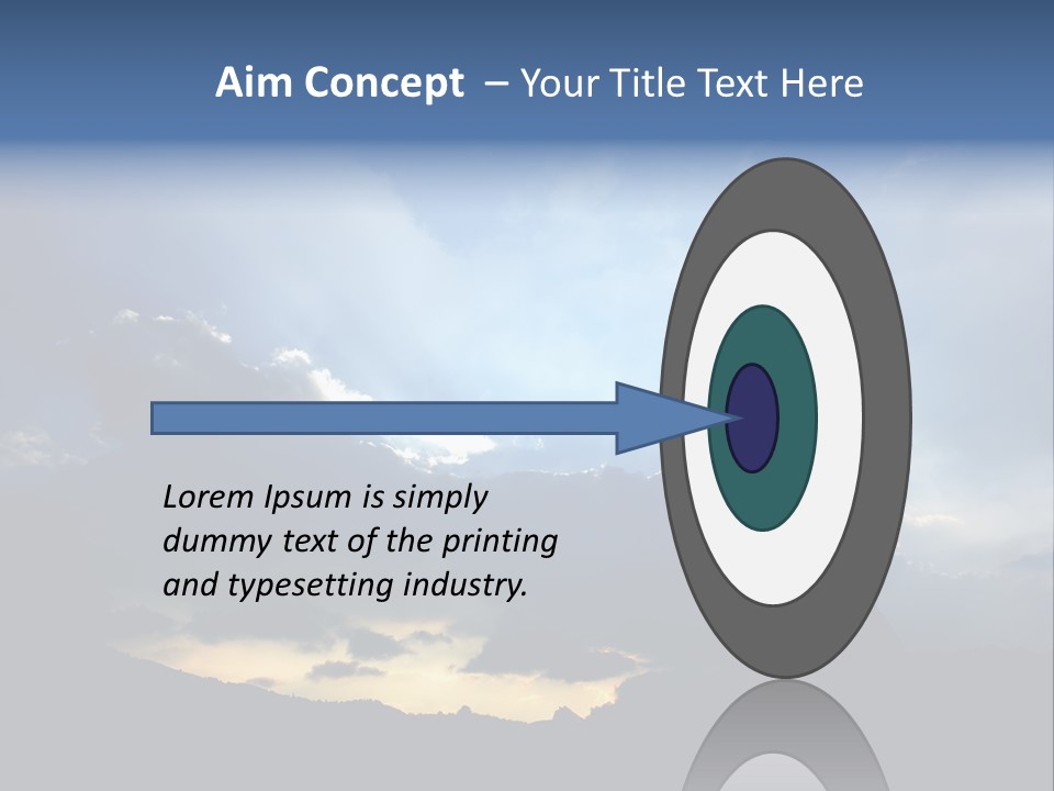 Holy Church Sun PowerPoint Template