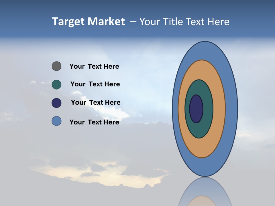 Holy Church Sun PowerPoint Template