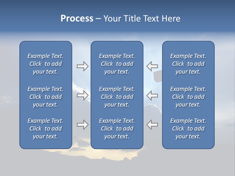 Holy Church Sun PowerPoint Template