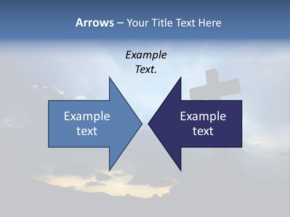 Holy Church Sun PowerPoint Template