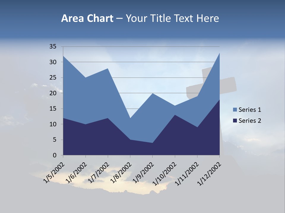 Holy Church Sun PowerPoint Template