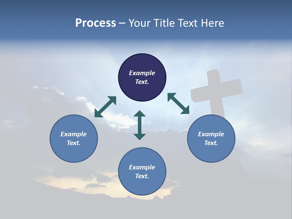 Holy Church Sun PowerPoint Template