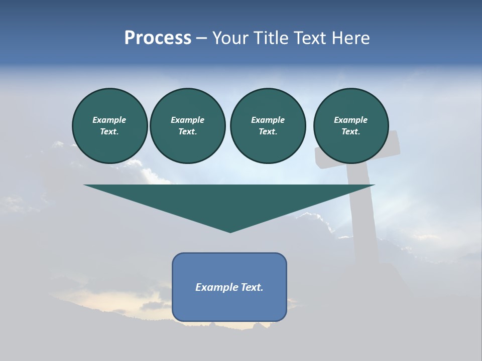 Holy Church Sun PowerPoint Template