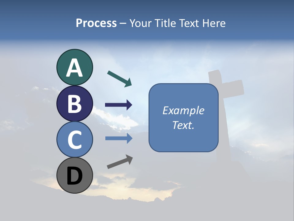 Holy Church Sun PowerPoint Template