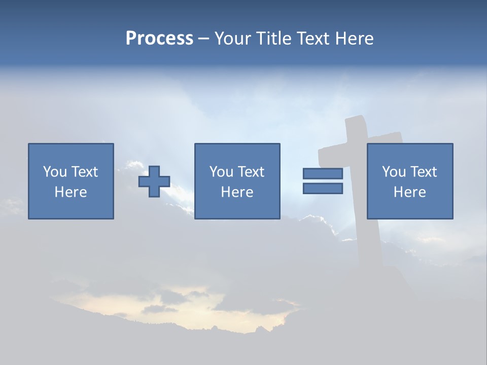 Holy Church Sun PowerPoint Template
