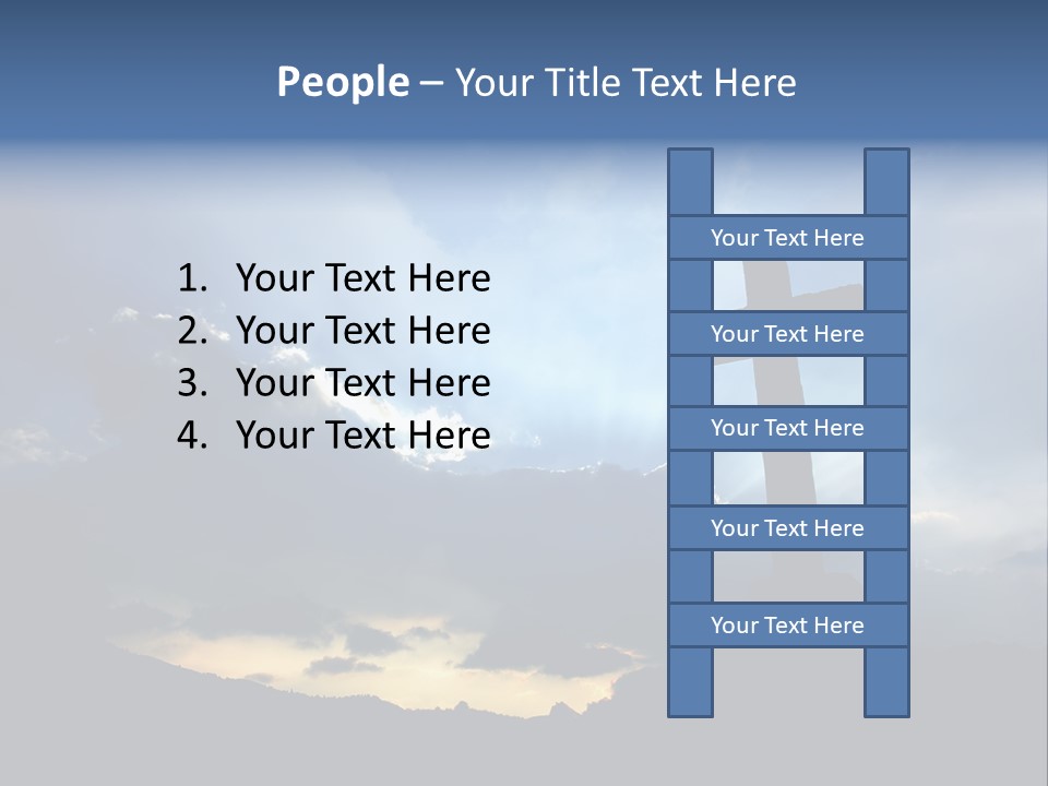 Holy Church Sun PowerPoint Template