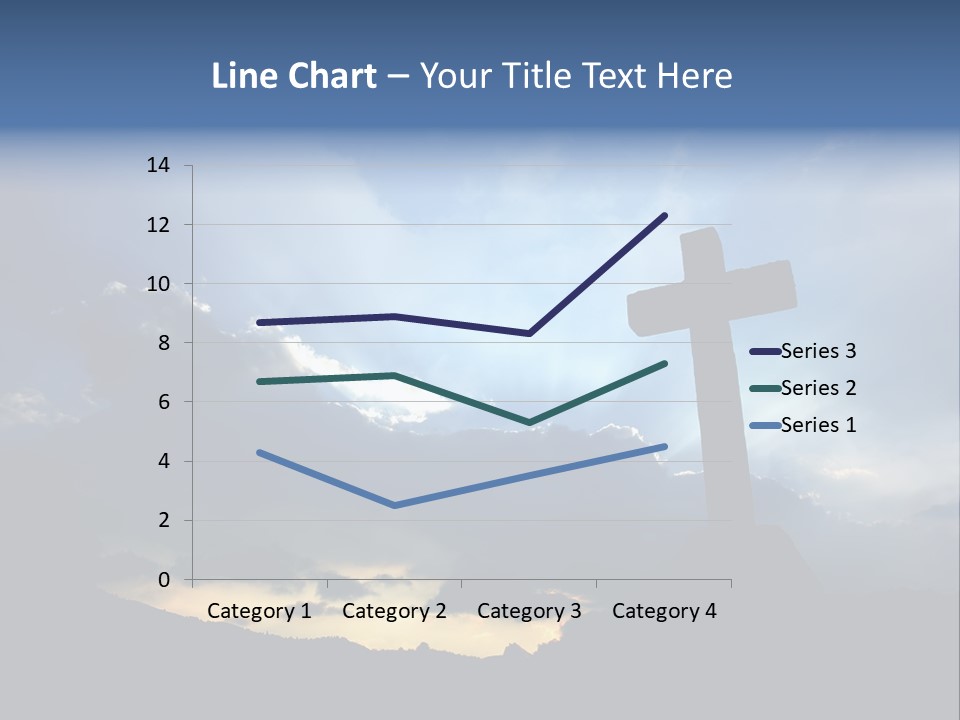Holy Church Sun PowerPoint Template