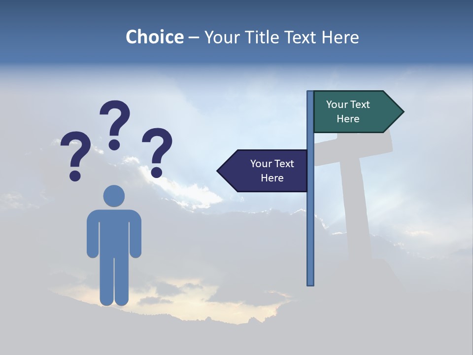 Holy Church Sun PowerPoint Template