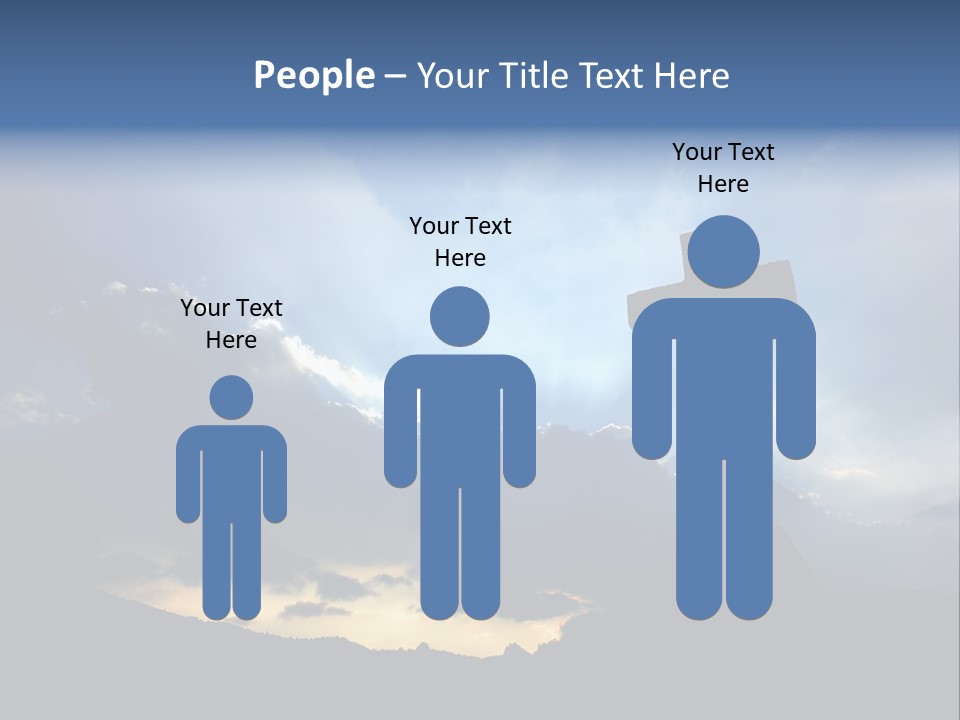 Holy Church Sun PowerPoint Template