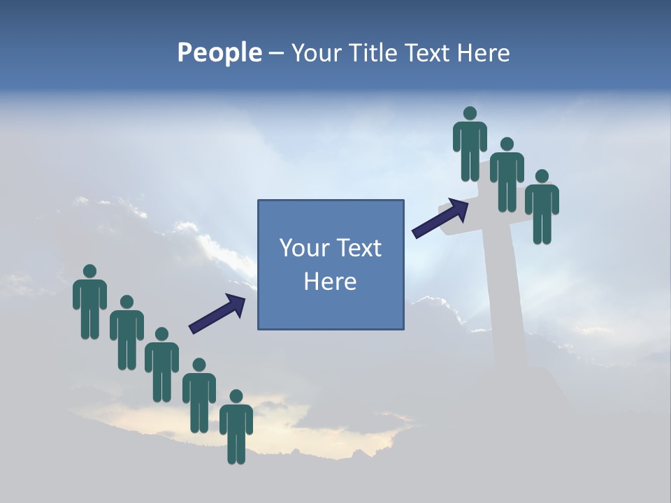 Holy Church Sun PowerPoint Template