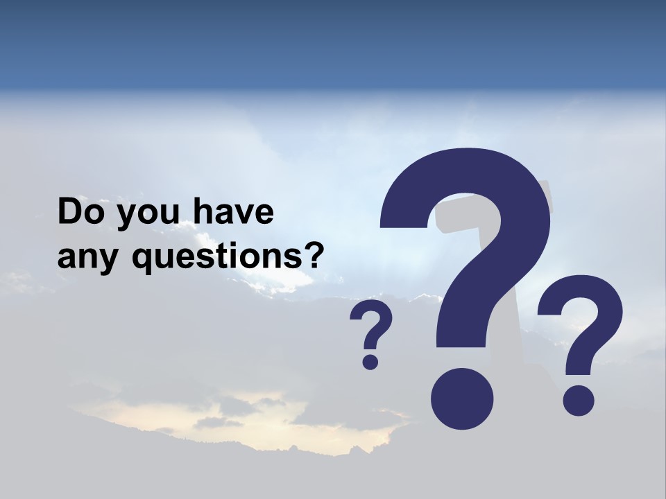 Holy Church Sun PowerPoint Template