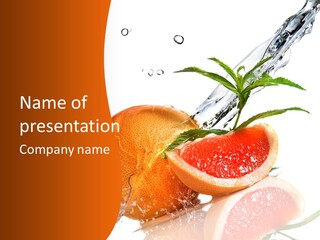 Washing Peel Macro PowerPoint Template