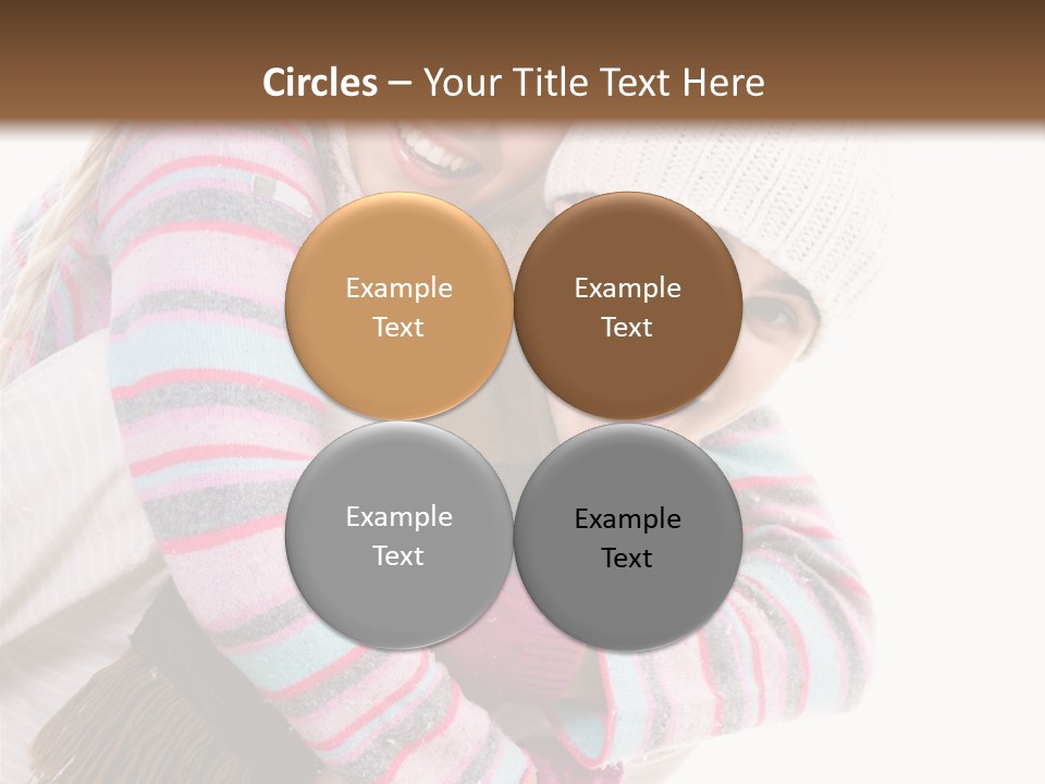 Glad Smiling Piggyback PowerPoint Template