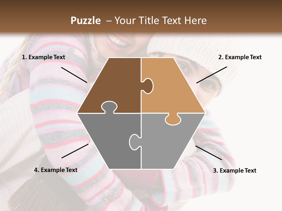 Glad Smiling Piggyback PowerPoint Template