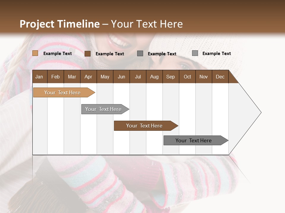 Glad Smiling Piggyback PowerPoint Template