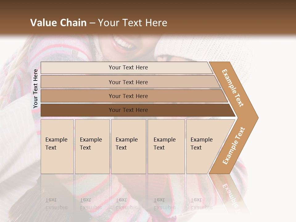 Glad Smiling Piggyback PowerPoint Template