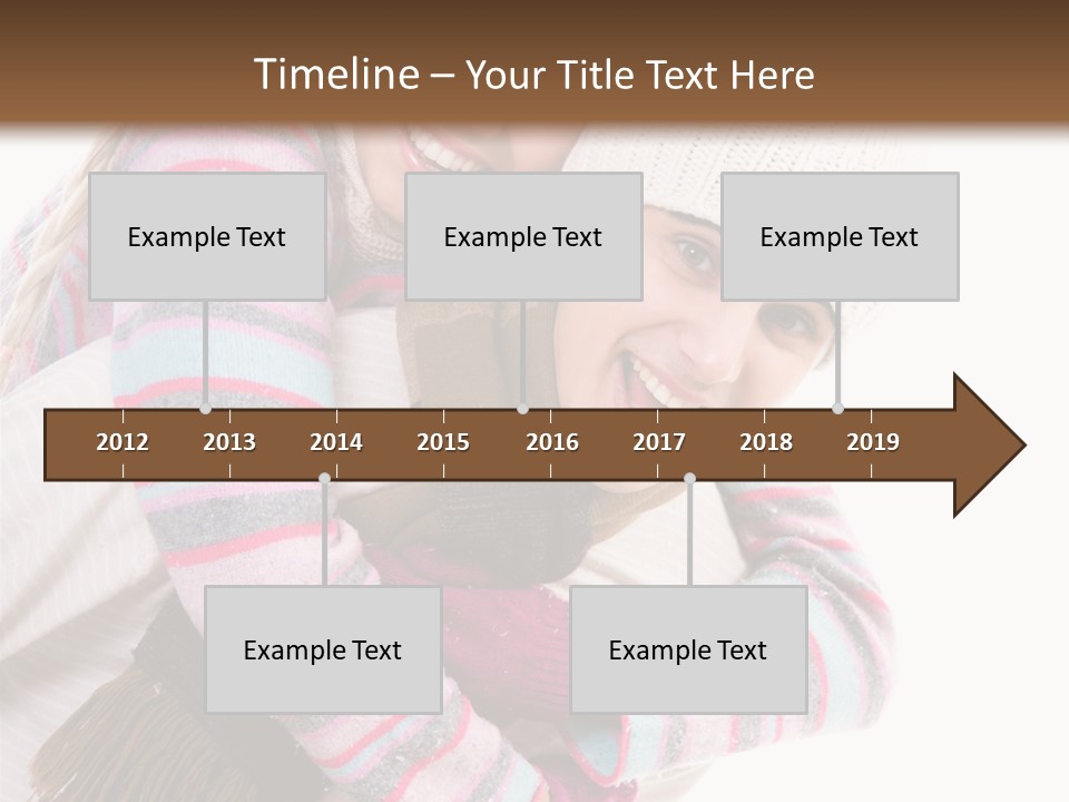 Glad Smiling Piggyback PowerPoint Template