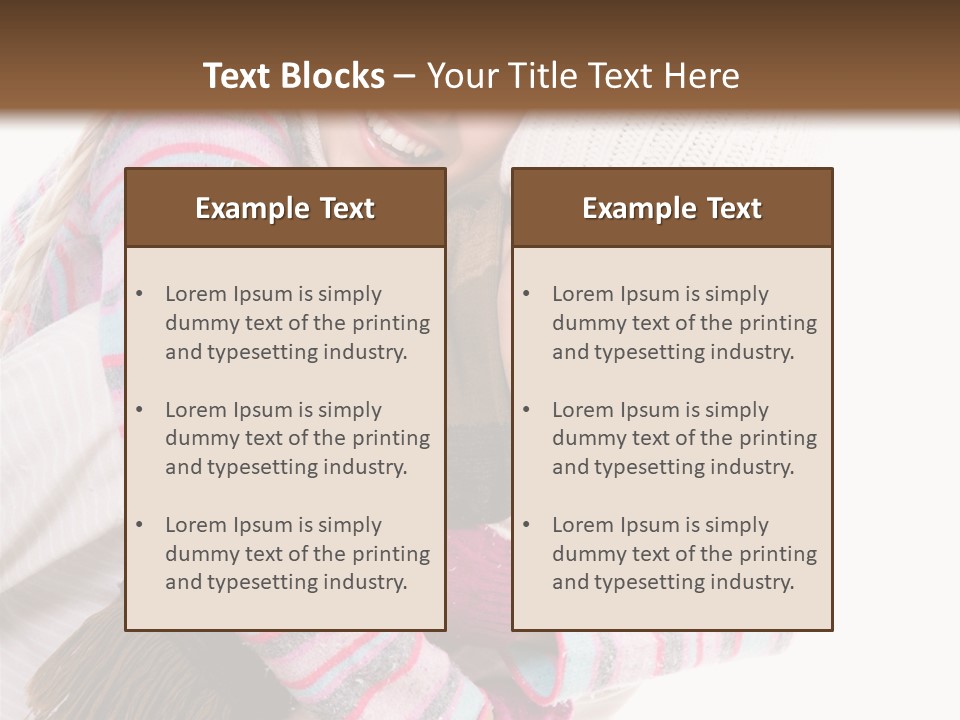 Glad Smiling Piggyback PowerPoint Template