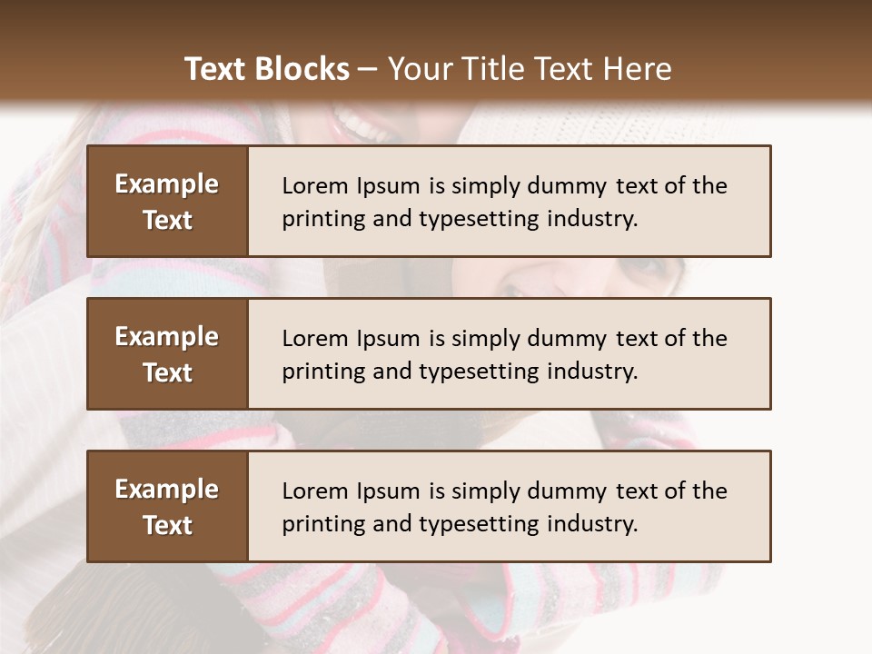 Glad Smiling Piggyback PowerPoint Template