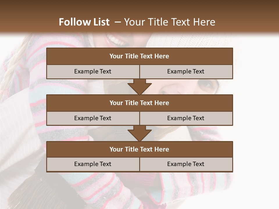 Glad Smiling Piggyback PowerPoint Template