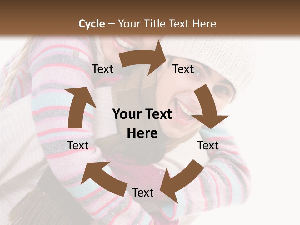 Glad Smiling Piggyback PowerPoint Template