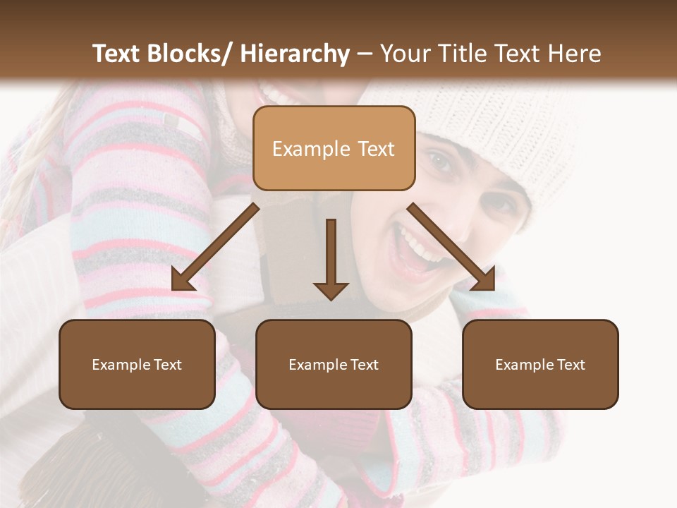 Glad Smiling Piggyback PowerPoint Template