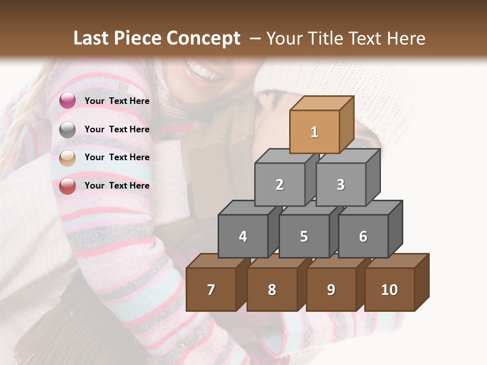 Glad Smiling Piggyback PowerPoint Template