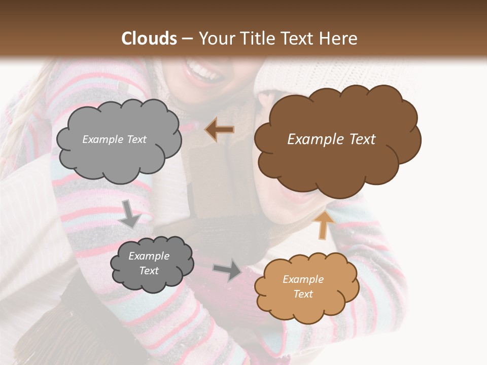 Glad Smiling Piggyback PowerPoint Template