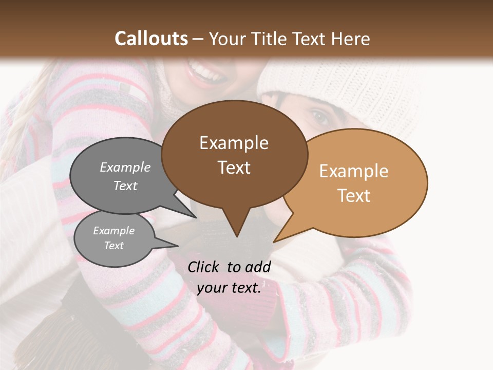 Glad Smiling Piggyback PowerPoint Template