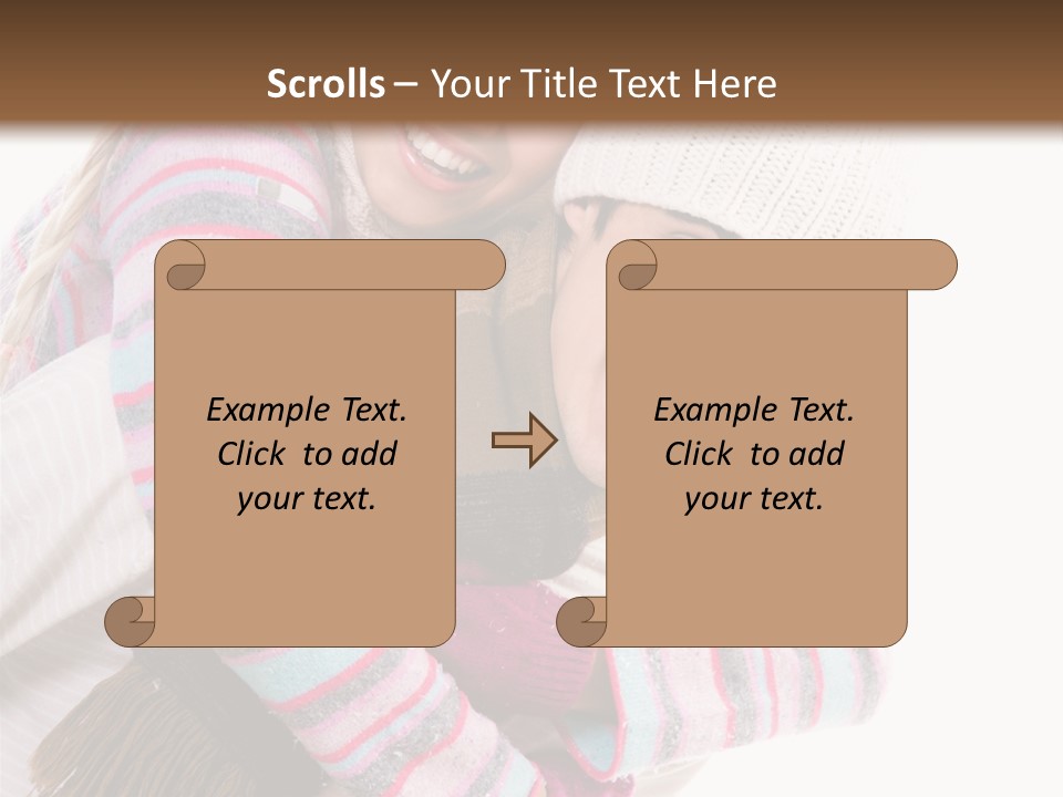 Glad Smiling Piggyback PowerPoint Template