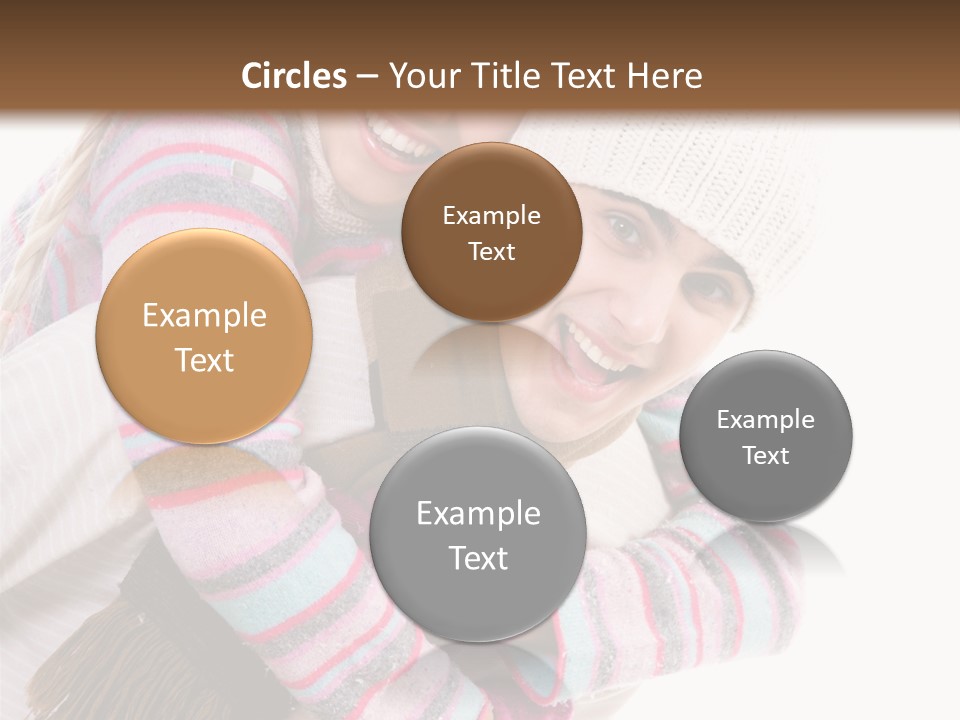 Glad Smiling Piggyback PowerPoint Template