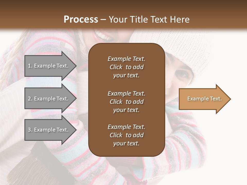 Glad Smiling Piggyback PowerPoint Template