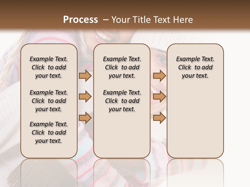 Glad Smiling Piggyback PowerPoint Template