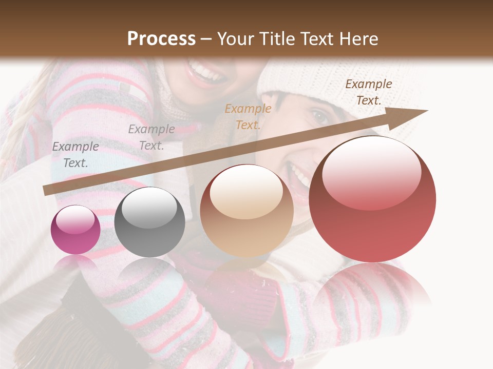 Glad Smiling Piggyback PowerPoint Template