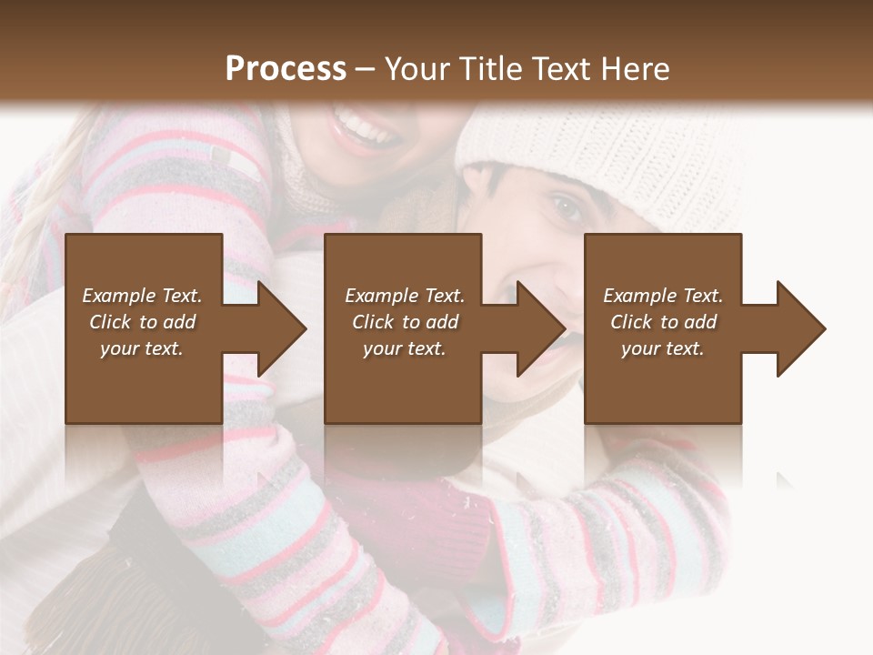 Glad Smiling Piggyback PowerPoint Template