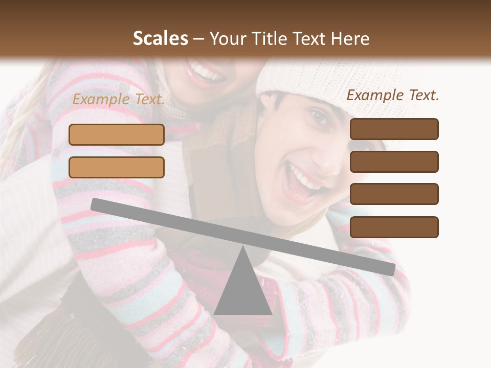 Glad Smiling Piggyback PowerPoint Template